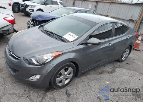 2013 Hyundai Elantra Gls z USA, uszkodzony, nr VIN 5NPDH4AE4DH423992
